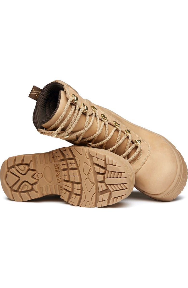 Xena Workwear Horizon Alloy Toe Lace Up Safety Boot, Alternate, color, Desert Tan