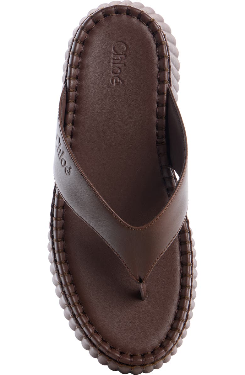 Chloé Nama Platform Wedge Sandal, Alternate, color,