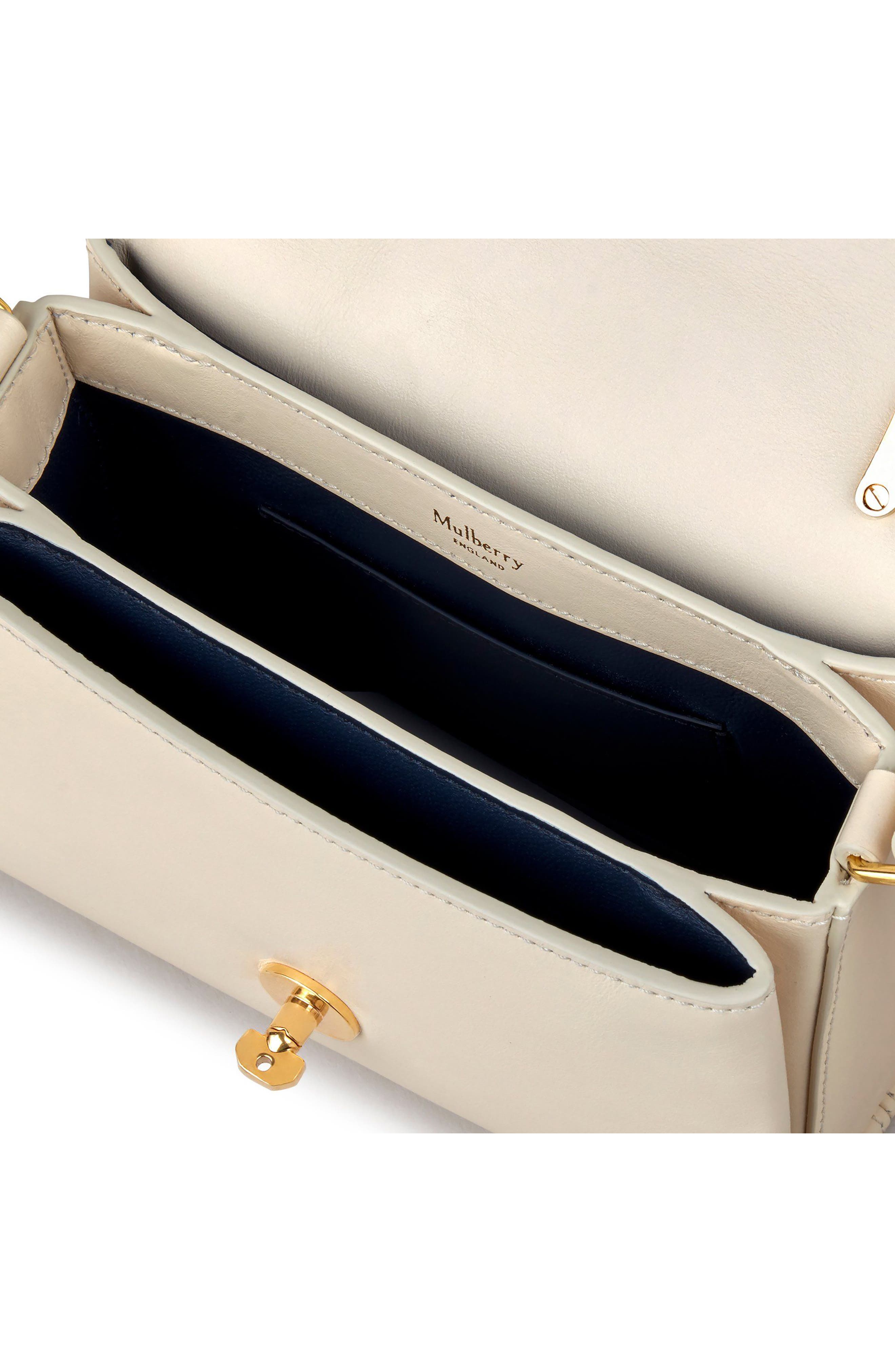 Mulberry Small Lana Top Handle Crossbody Bag, Alternate, color, Eggshell