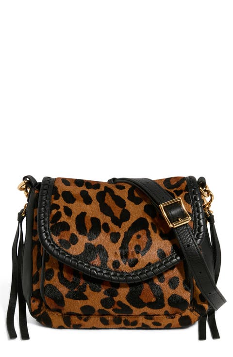 All for Love Genuine Calf Hair & Leather Mini Crossbody Bag