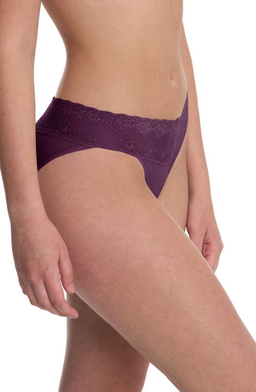 Natori Bliss Perfection One Size French Cut Briefs In Purple