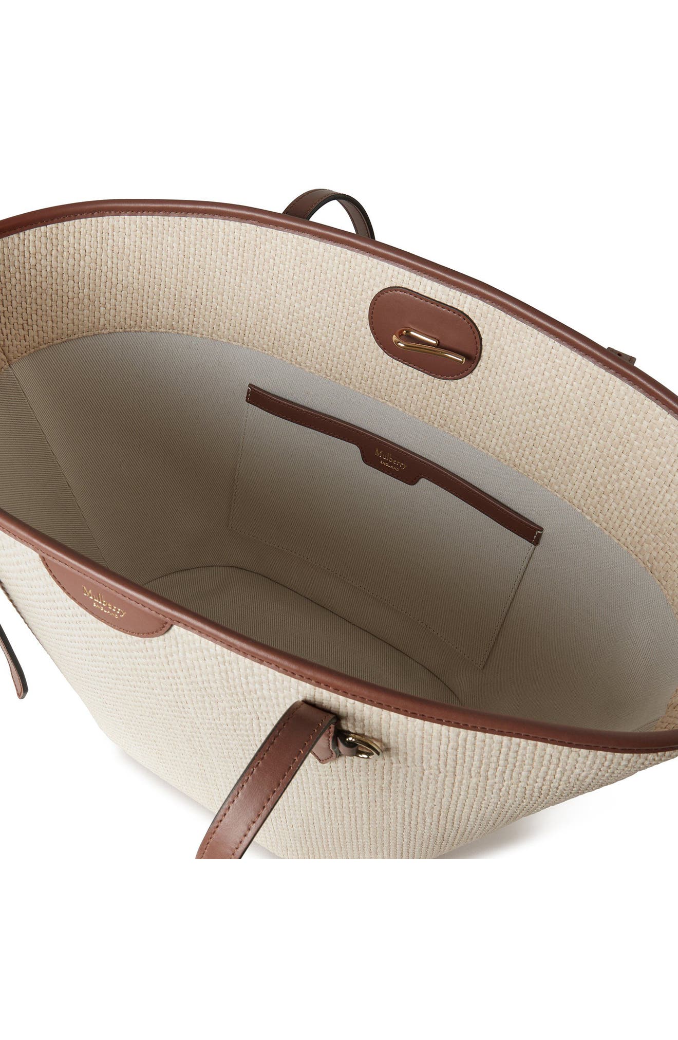 Raffia Basket Tote, Alternate, color, OAK
