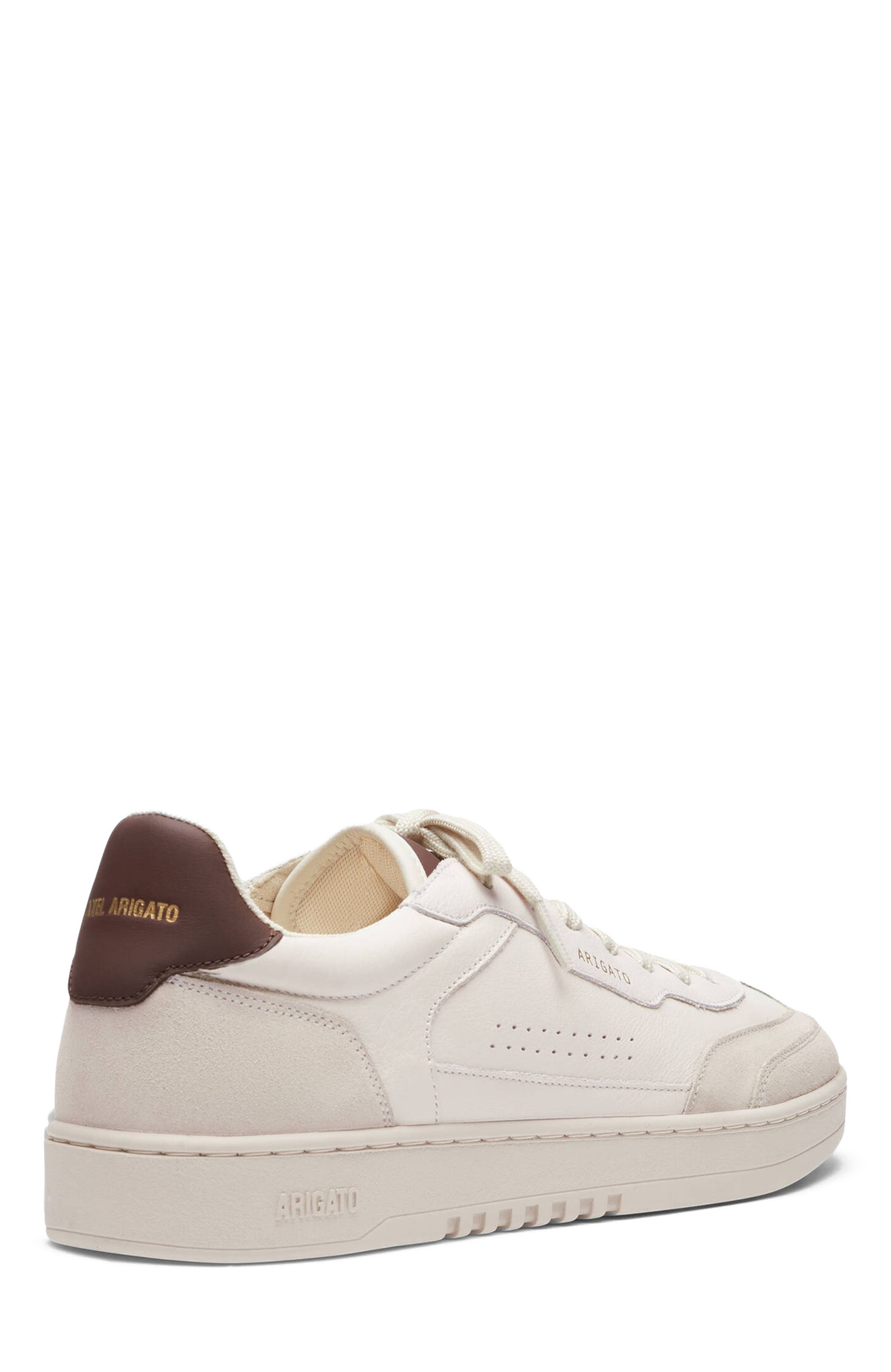 Dice T-Toe Leather Sneaker - Men's, Alternate, color, Light Beige/Brown