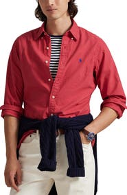 Polo Ralph Lauren Classic Fit Garment Dyed Cotton Button-Up Shirt