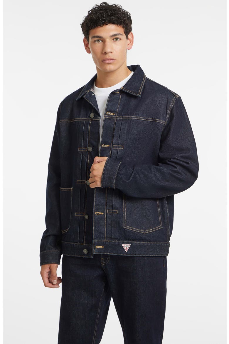 Denim Trucker Jacket, Alternate, color, GJSE