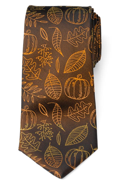 Fall Spice Silk Blend Tie