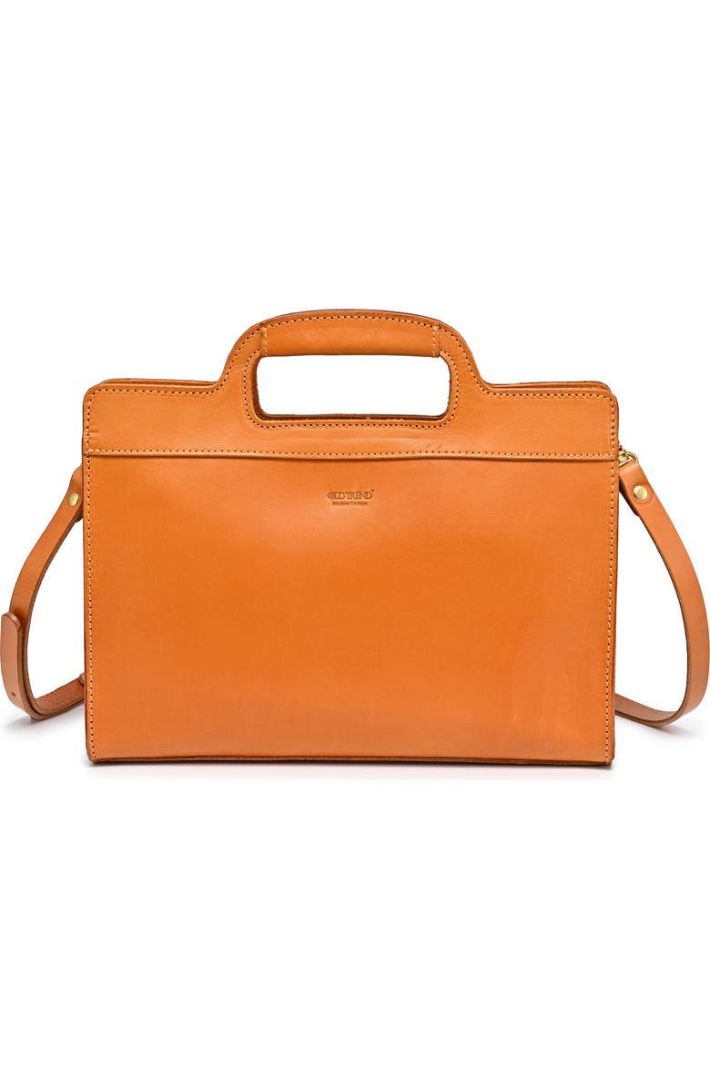 OLD TREND Sleek Creek Leather Crossbody Bag, Main, color, Chestnut