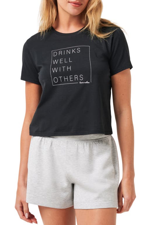Travismathew Day At The Races Graphic T-shirt In Black
