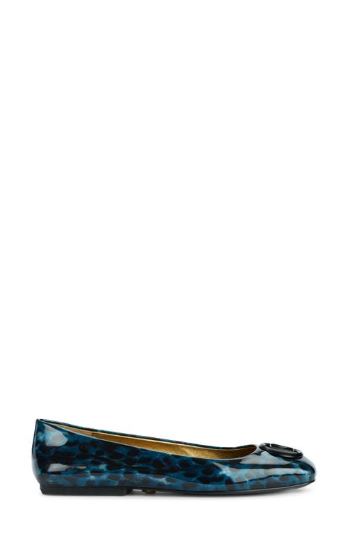 Donna Karan Kylee Ballet Flat In Oxide Blue