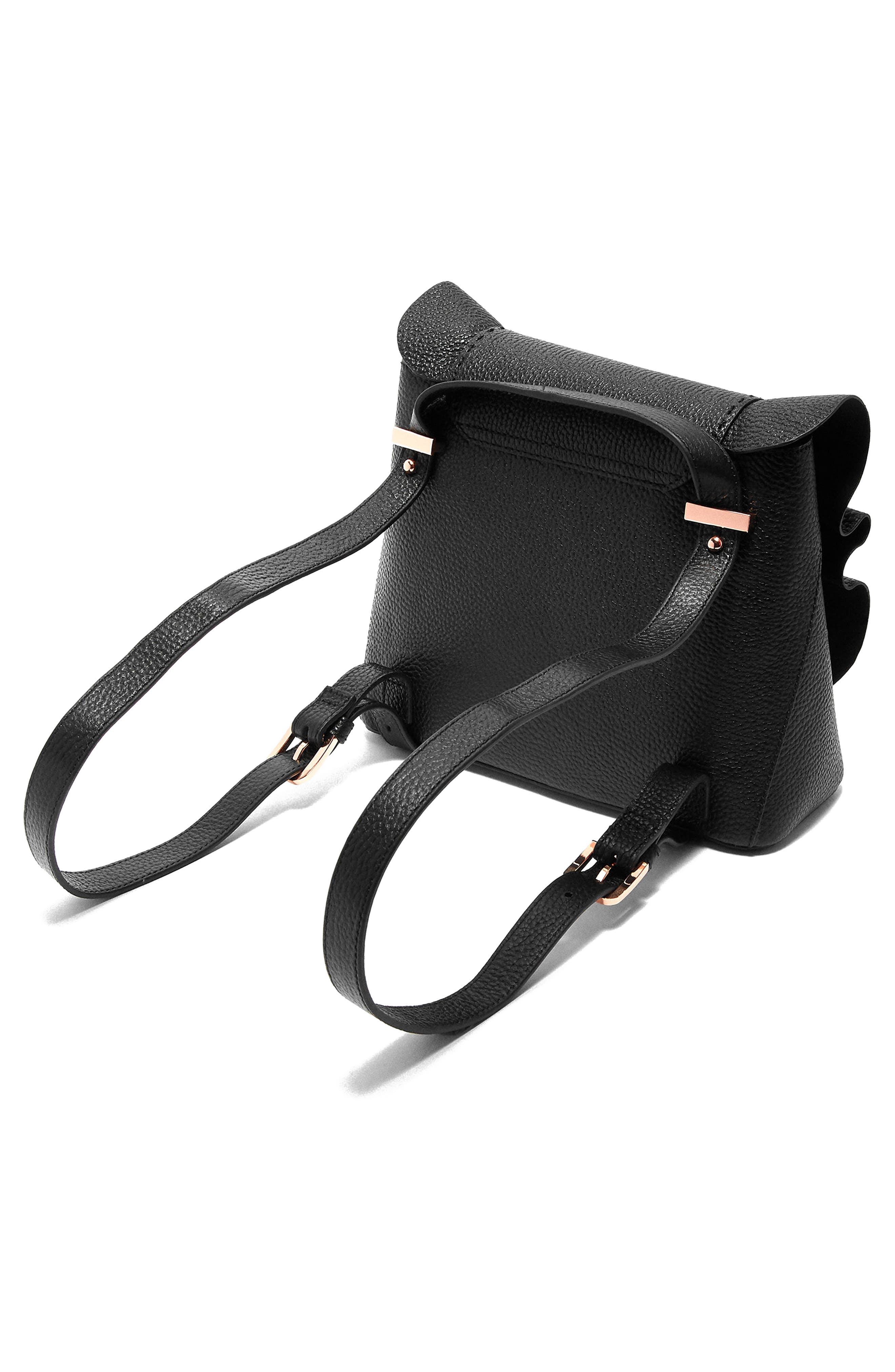 Ted Baker London Rammira Leather Convertible Backpack, Alternate, color, 