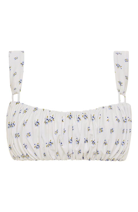 Victoria Floral Bikini Top