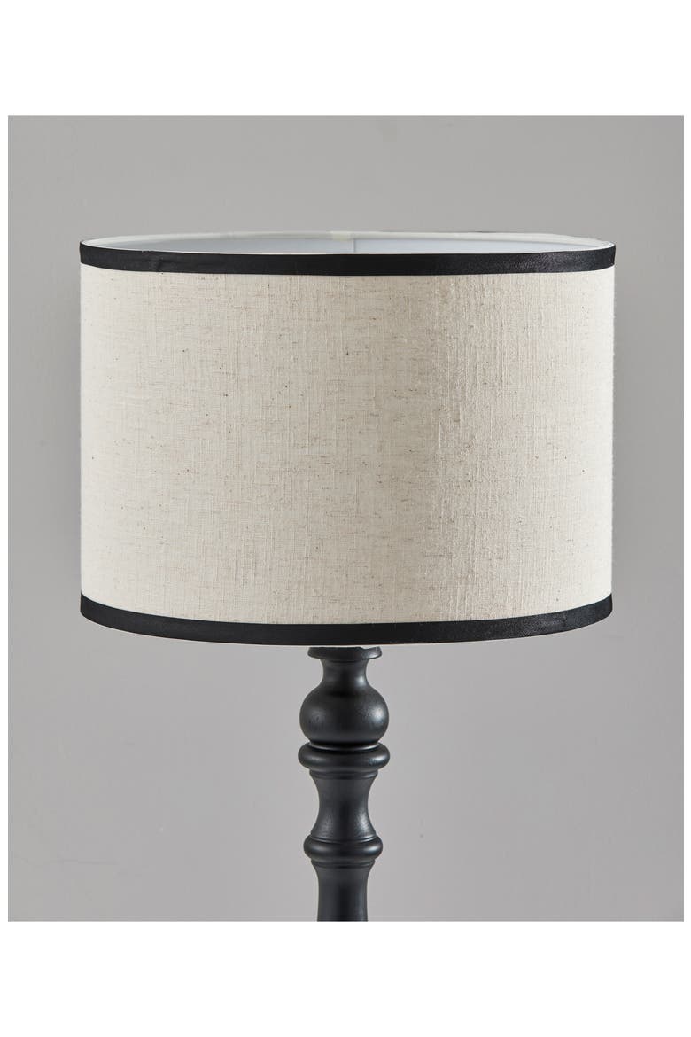 Zeek Table Lamp, Alternate, color, BLACK WOOD