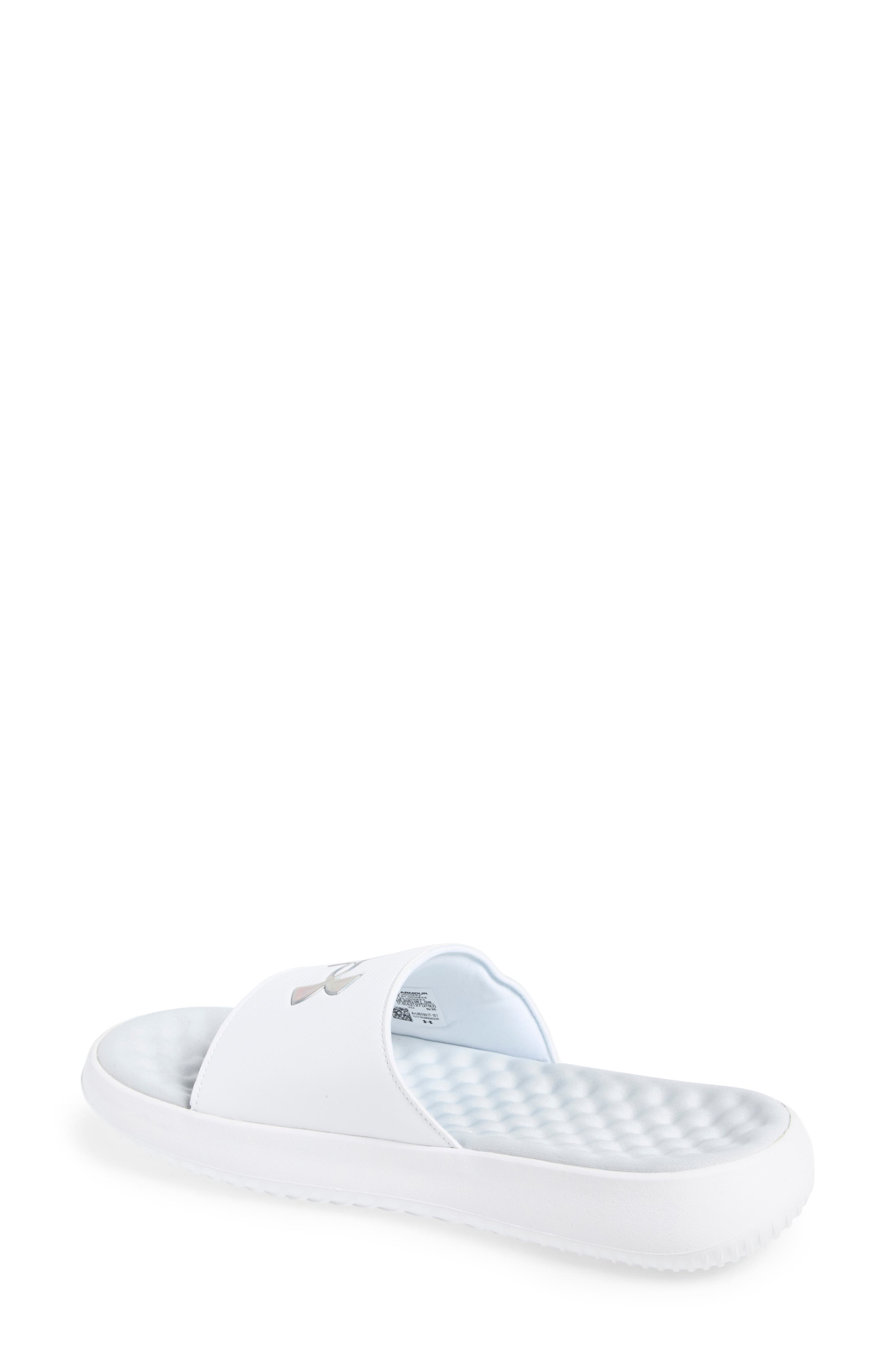 Ignite Pro 8 Slide Sandal, Alternate, color, 101 WHITE