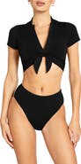 Robin Piccone Ava Knot Front Bikini Top