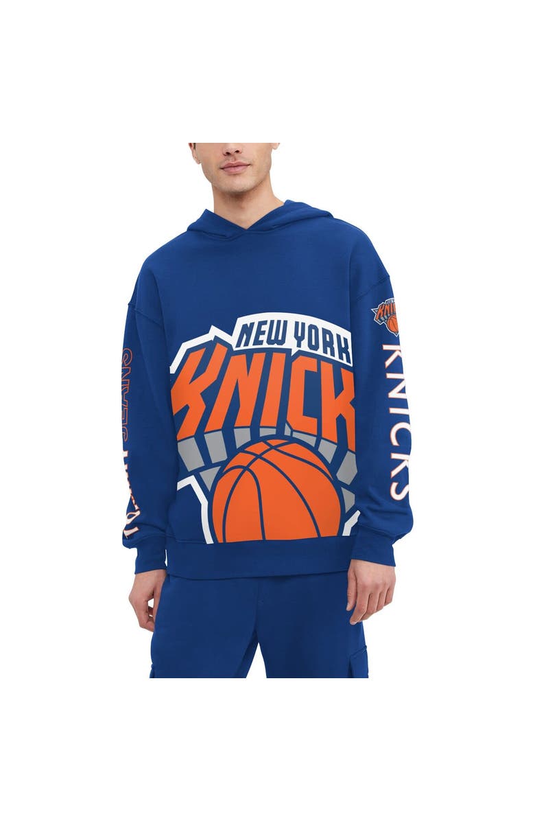TOMMY JEANS Men's Tommy Jeans Royal New York Knicks Kenny Pullover Hoodie, Main, color, 