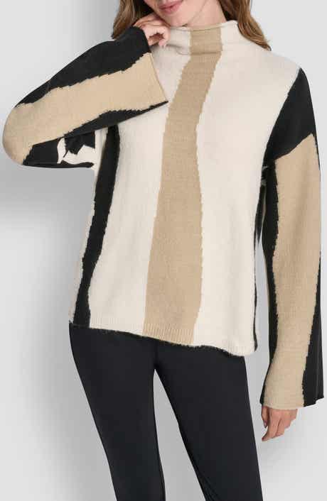 Stripe Roll Neck Sweater
