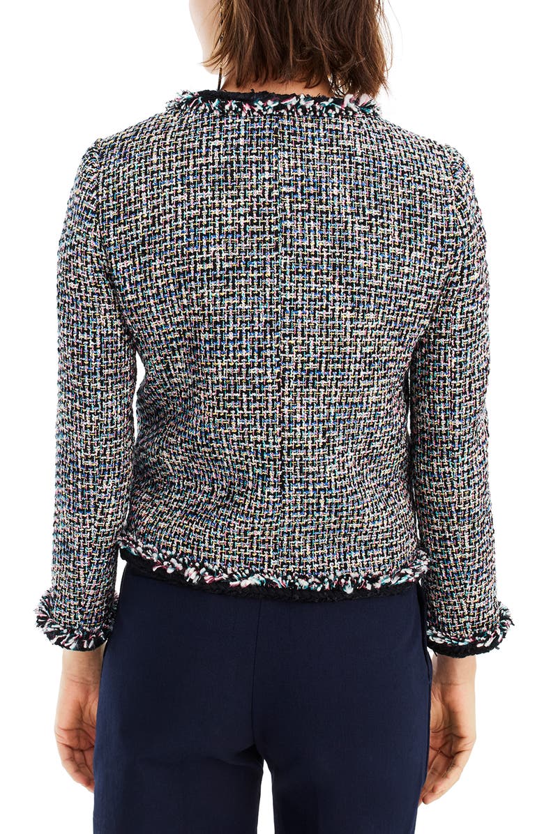 J.Crew Lady Metallic Tweed Jacket, Main, color, 