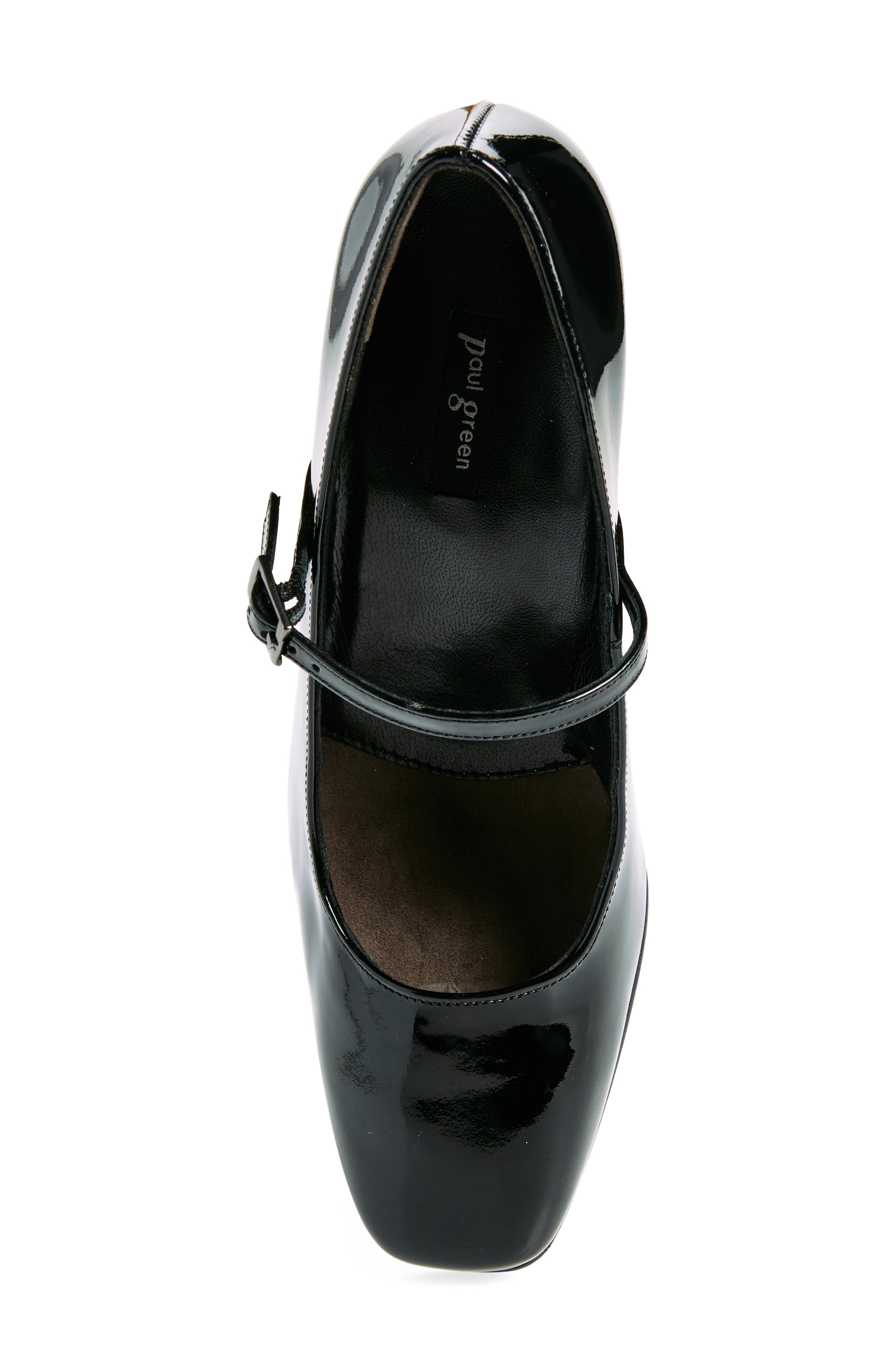 Paul Green Zoe Mary Jane Pump, Alternate, color, Black Soft Patent