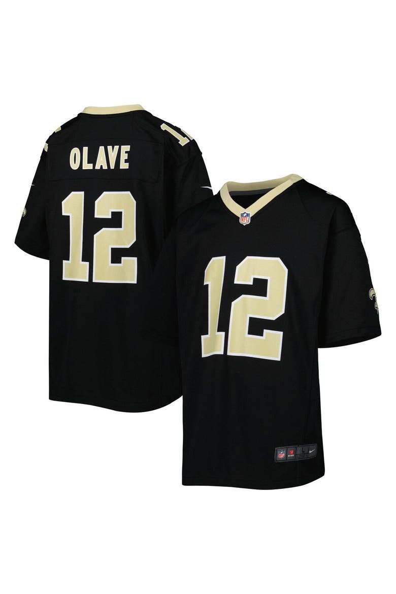 Youth Nike Chris Olave Black New Orleans Saints Game Jersey, Main, color, Black
