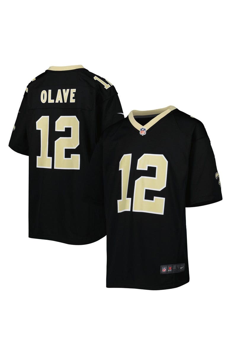 Nike Youth Nike Chris Olave Black New Orleans Saints Game Jersey, Main, color, Black