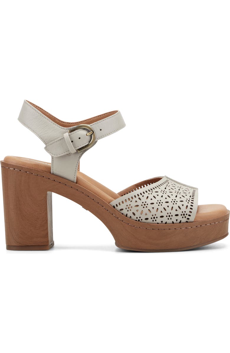 Earth<sup>®</sup> Quinty Ankle Strap Platform Sandal, Alternate, color, Ivory