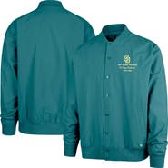 '47 Men's '47  Hunter Green San Diego Padres Anderson Twill Full-Snap Bomber Jacket
