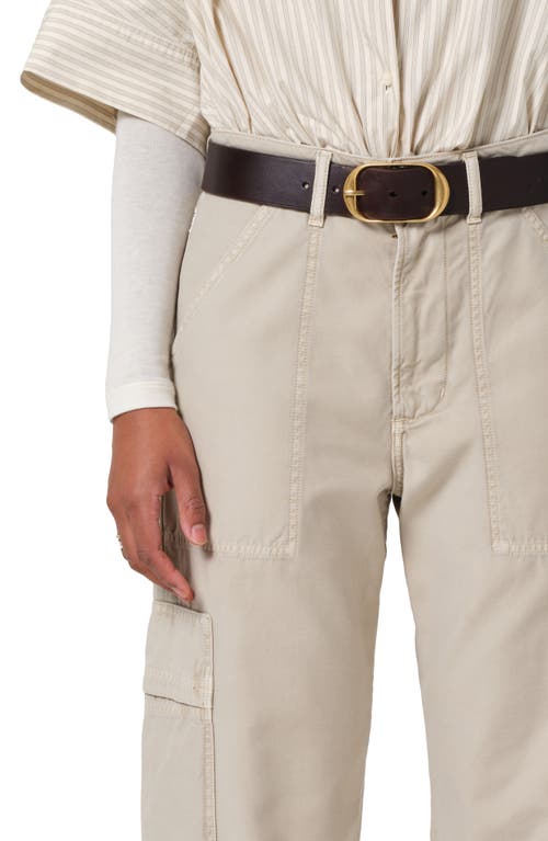 Citizen Of Humanity Citizens Of Humanity Marcelle Low Rise Barrel Cargo Pants In Burnished Quartz