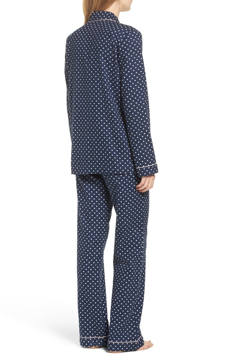 Nordstrom Lingerie Cotton Twill Pajamas, Alternate, color,