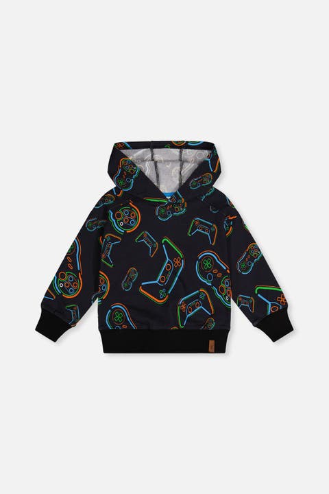 Controller Fleece Attached Hooded Sweatshirt