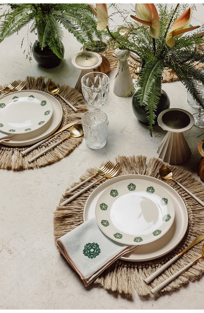 House of Revelry Hie X Revelry Salad Plate Set of Four, Alternate, color, Neutral