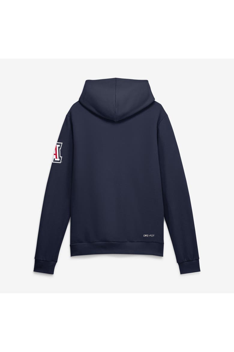 Men's Nike Navy Arizona Wildcats 2026 Sideline Standard Issue Dri-FIT Hoodie, Alternate, color, Navy
