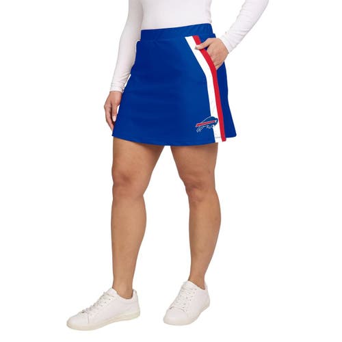 Wear By Erin Andrews Royal Buffalo Bills Stripe Skort In Blue