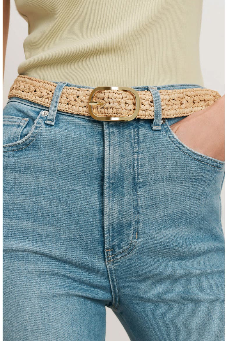 Raffia Loop Belt, Alternate, color, NATURAL