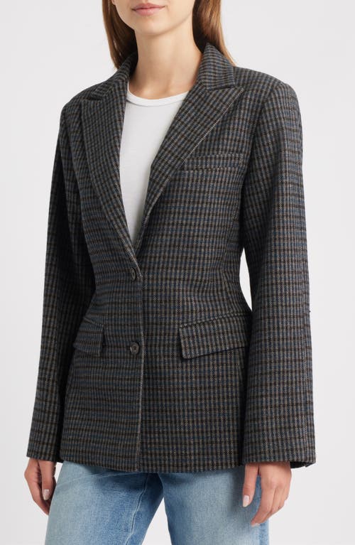Rails Doris Plaid Blazer In Black