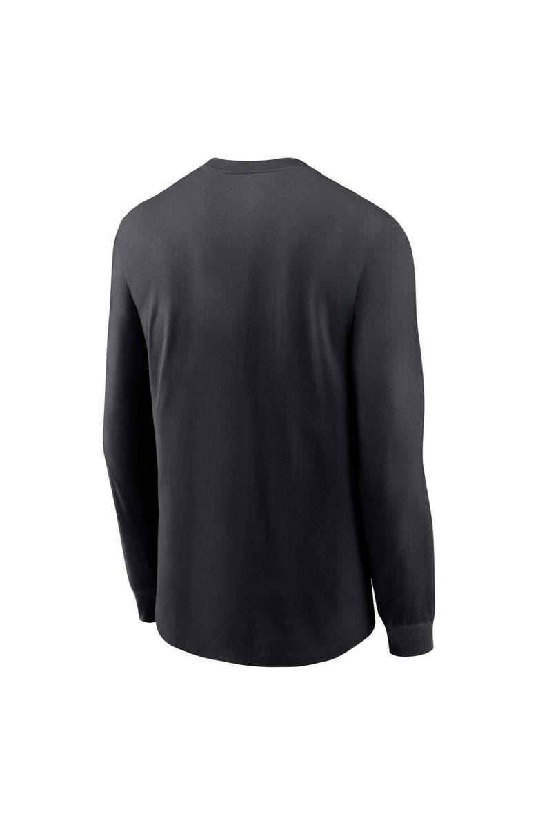Nike Men's Nike Los Angeles Dodgers Local Pitch Black Long Sleeve T-Shirt, Alternate, color,