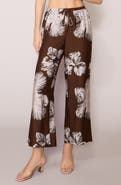 MELLODAY Floral Print Ankle Pants