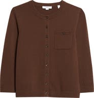 Vince Pocket Wool & Cashmere Blend Cardigan