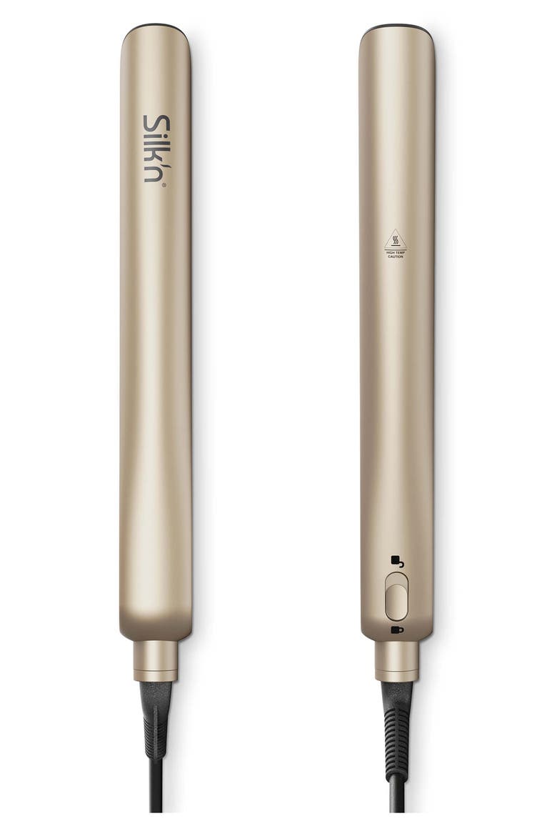 SilkyStraight Infrared Hair Straightener, Alternate, color, GOLD