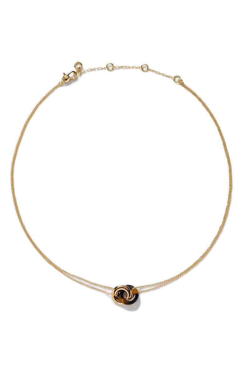 Kate Spade New York interlock pendant necklace, Alternate, color, 