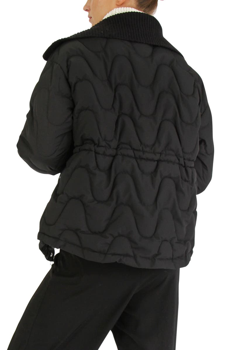 Belle & Bloom See You Again Quilted Jacket, Alternate, color, Black