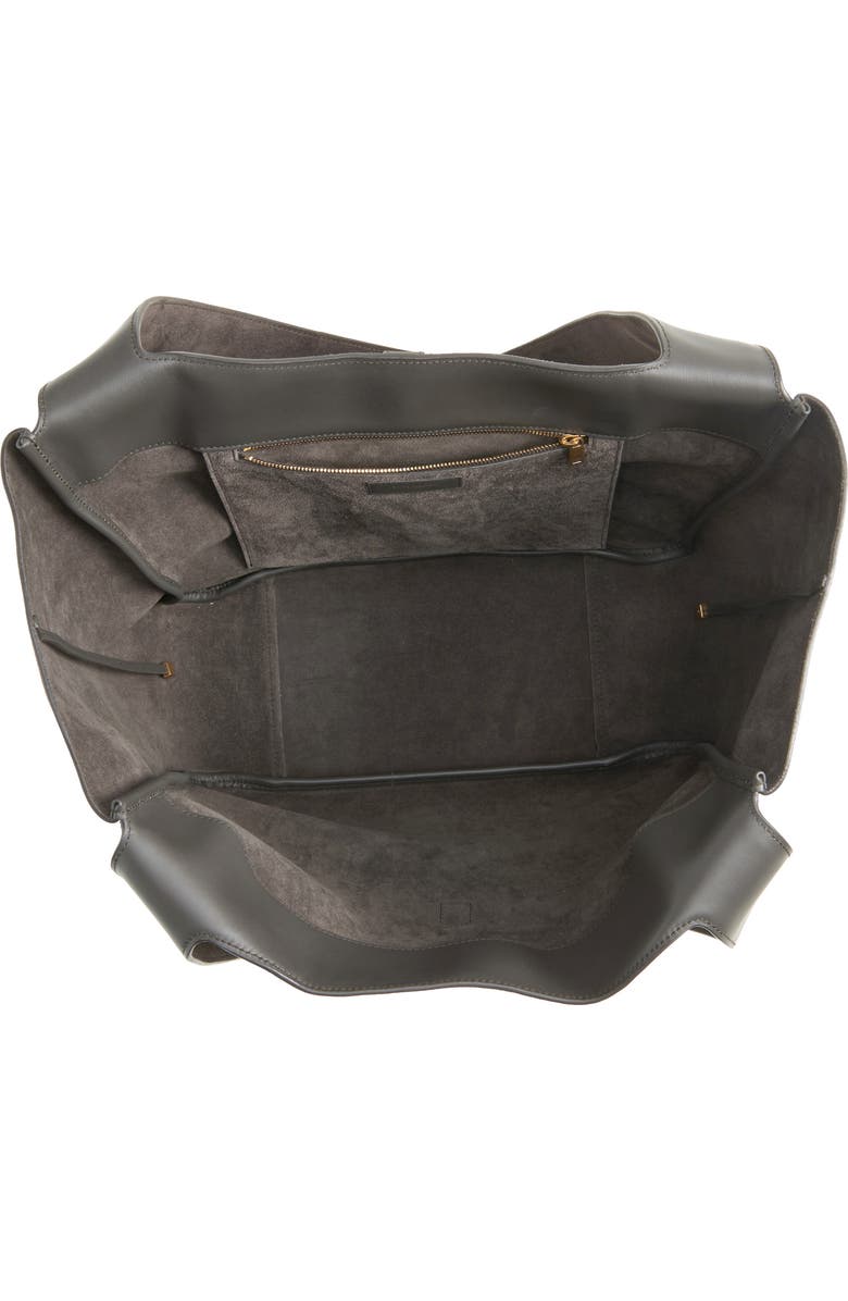 Saint Laurent Le 5 À 7 Bea Suede Tote, Alternate, color, Urban Grey