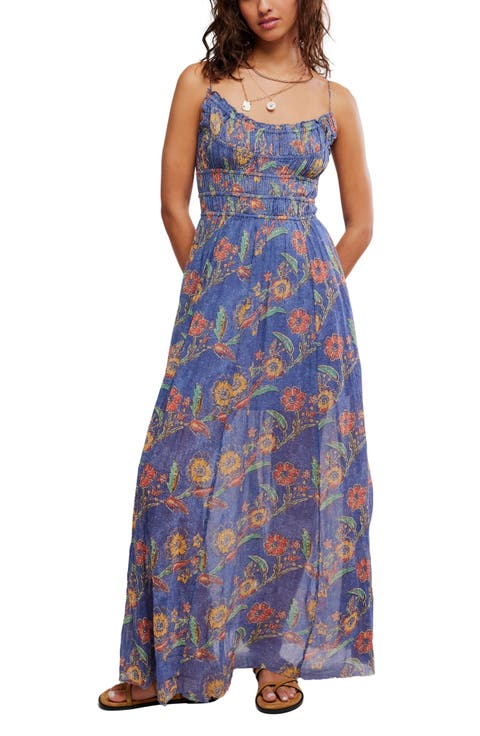 Ciella Floral Cotton Maxi Dress