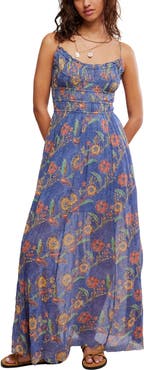 Free People Ciella Floral Cotton Maxi Dress