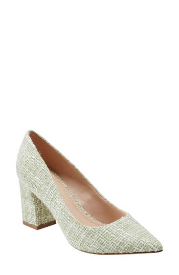 Marc Fisher Ltd Zala Block Heel Pump In Green