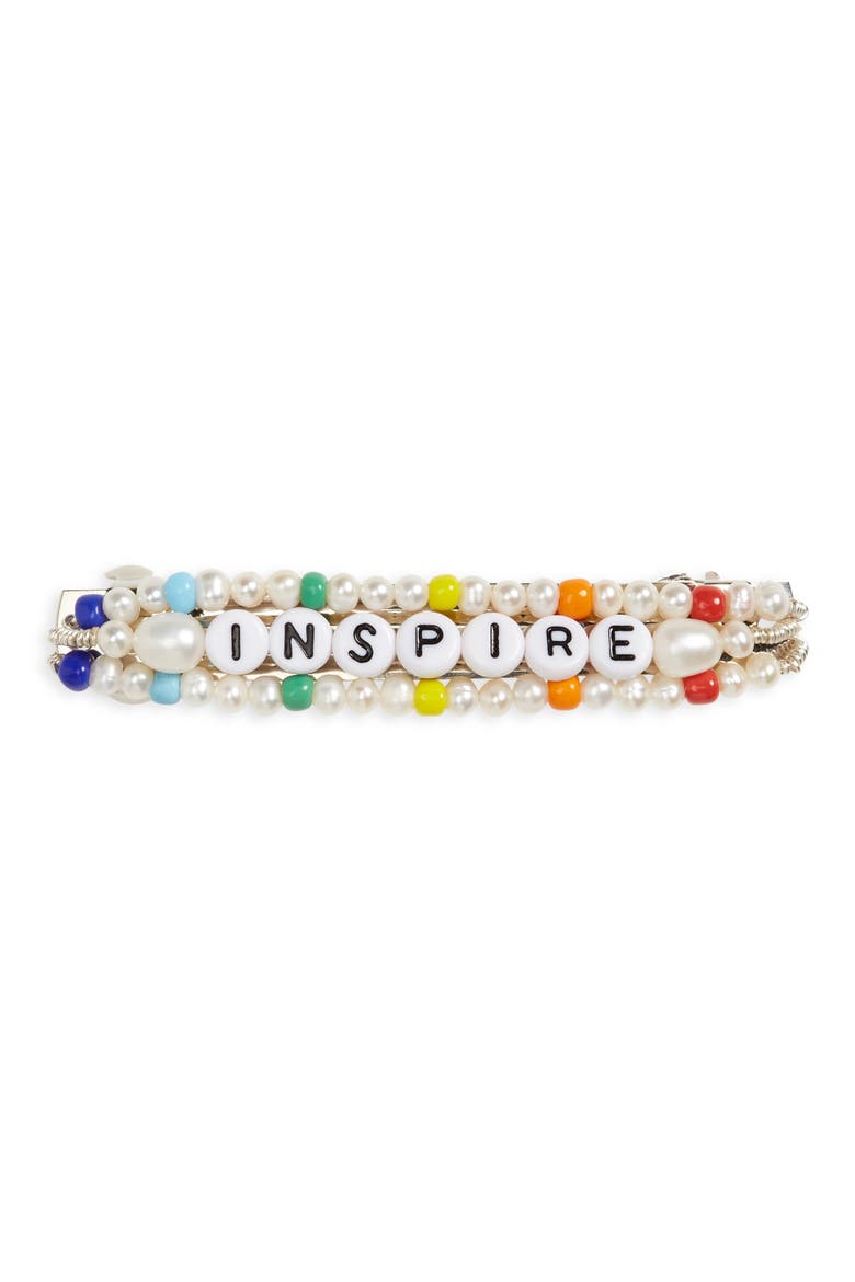 All the Feels Genuine Pearl Hair Clip (Nordstrom Exclusive), Main, color, PEARL/ RAINBOW