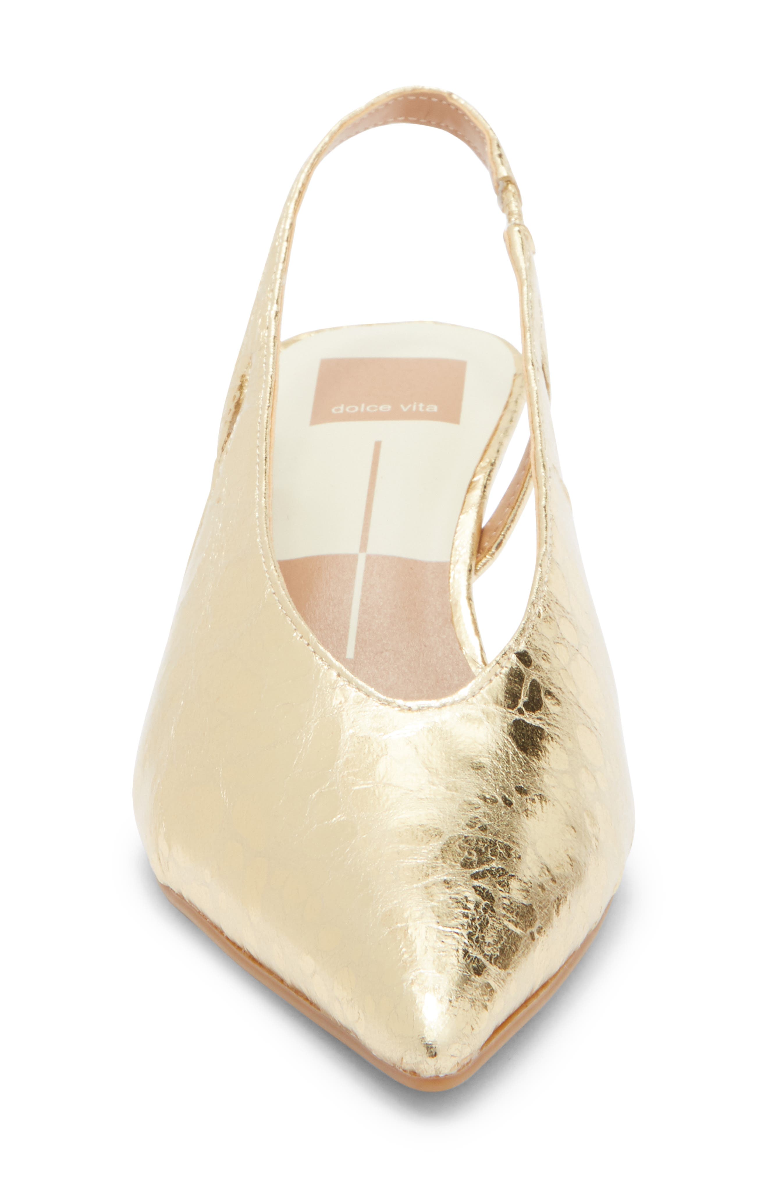 Dolce Vita Kenzie Slingback Pump, Alternate, color, Gold Metallic Stella