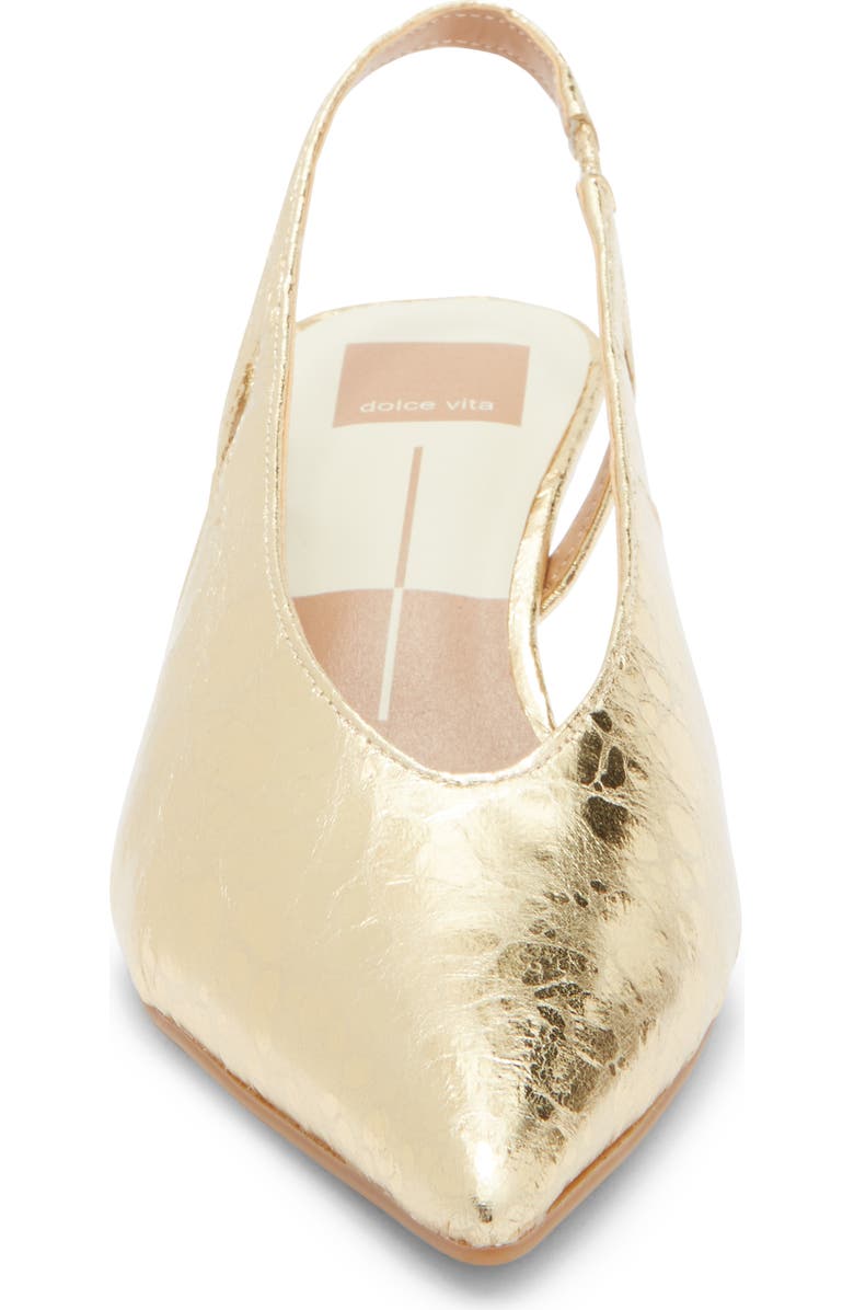 Dolce Vita Kenzie Slingback Pump, Alternate, color, Gold Metallic Stella