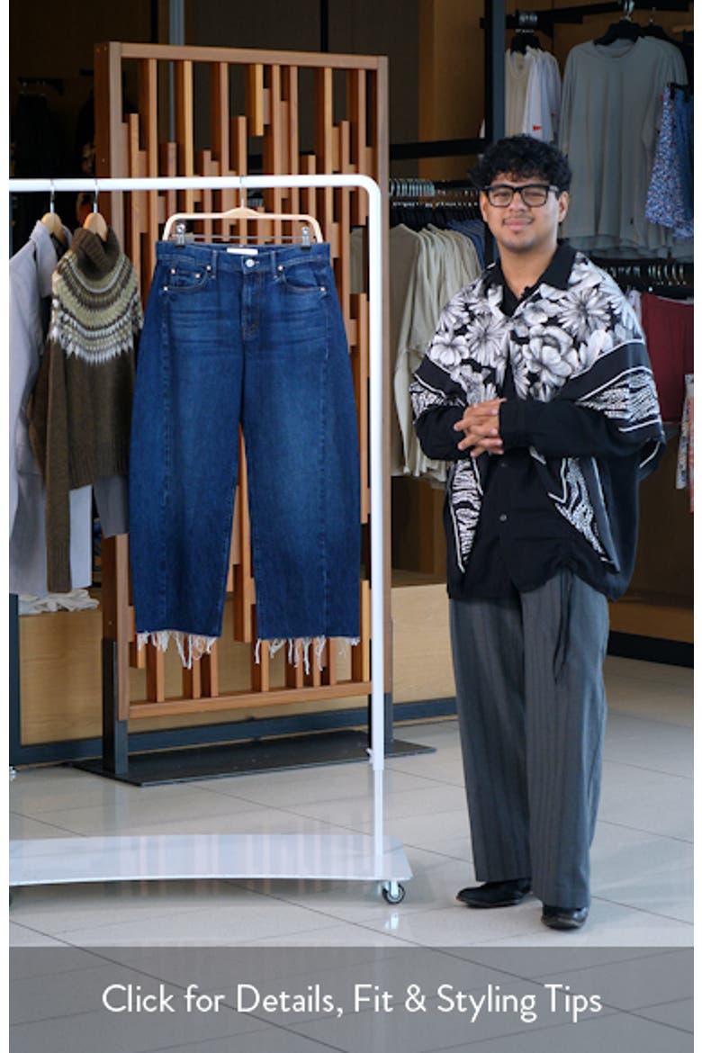 The Full Pipe Flood High Waist Barrel Leg Jeans video