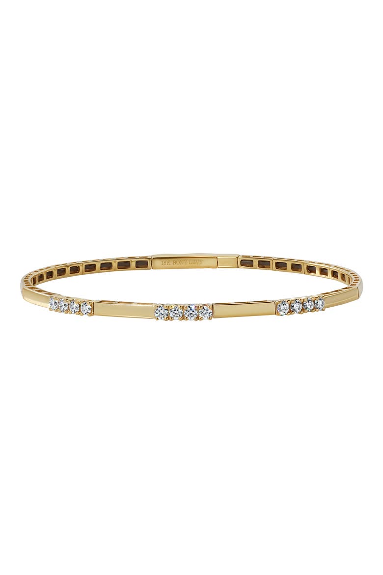 Cleo Flex Bangle Bracelet, Main, color, 18K YELLOW GOLD