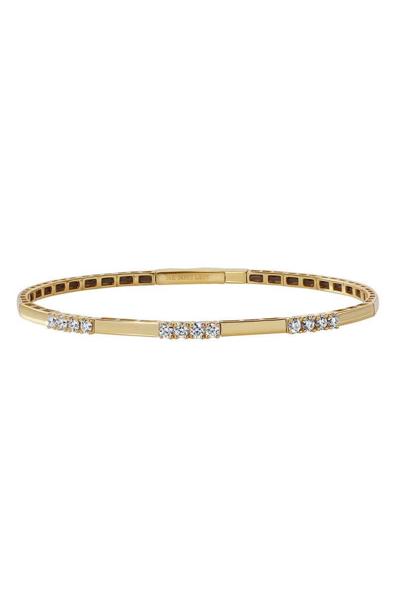 Bony Levy Cleo Flex Bangle Bracelet, Main, color, 18K Yellow Gold